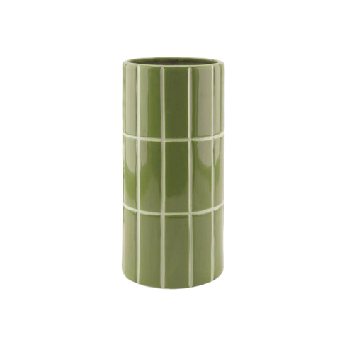 Fliesenvase | khaki